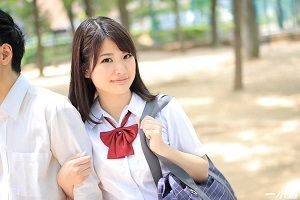 水谷あおい 制服着衣セックス
