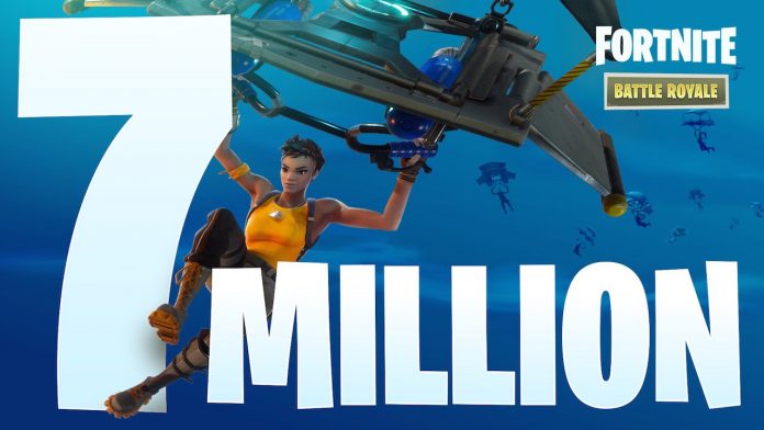 Fortnite 700万人突破