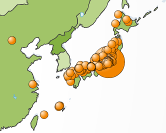 Google Analytics map