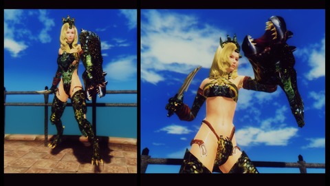 008 Clannfear dagger & Shield