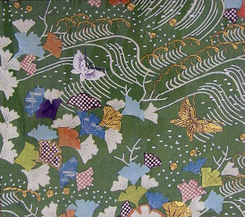 刺繍　付け下げ　吹き寄せ文様　楓　銀杏　着物　012b p ms 刺繍 付け下げ 吹き寄せ文様 楓 銀杏 着物 012b p ms 【公式通販】