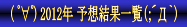 2012ǯͽ�۷�̰����ε�����