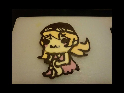 余ったチョコで作ったやつ