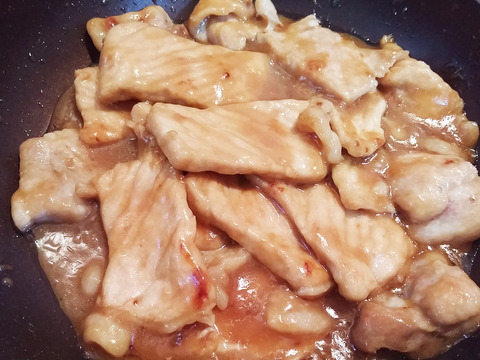 豚の生姜焼き のコピー