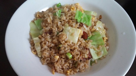 黒マー油チャーハン