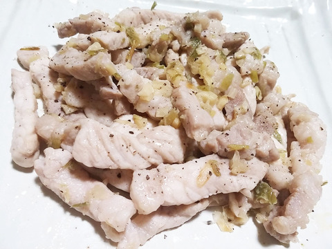 豚ロースのねぎ塩レモン焼き のコピー