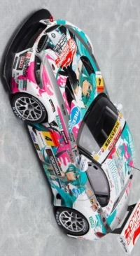 初音ミク GOODSMILE BMW Z4 2011 シリーズ優勝 Ver.(1/43スケール・レジン製塗装済み完成品ミニカー)