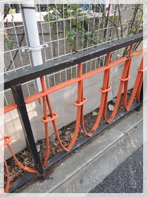 東京タワーの柵