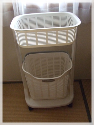 今まで使っていた洗濯カゴ