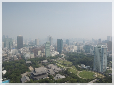 東京タワーの展望台