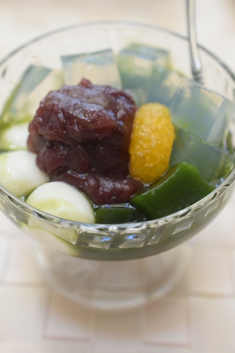 抹茶あんみつ