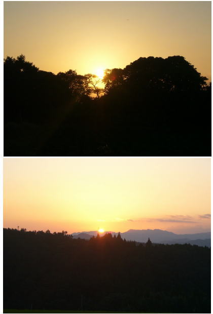 28夕日