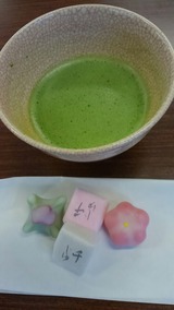 お料理教室休憩タイムのお茶会