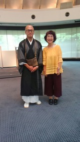 英林さんと@図書館の読書会ホールにて