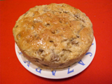 バナナと胡桃のケーキ