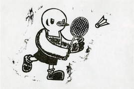 ⑦鳥の子バドミントン001