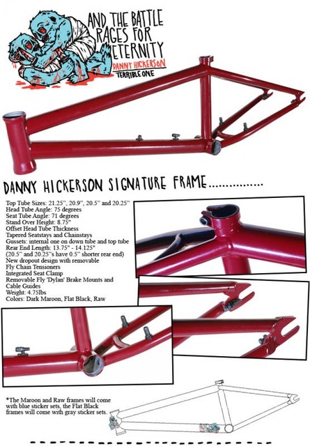 TERRIBLE ONE のFRAMEが入荷しました！ : 京都のBMX SHOP HANGOUT