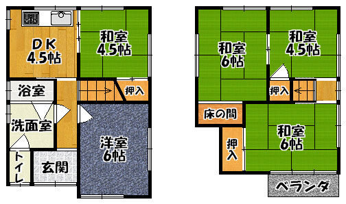 東大阪市高井田西中戸 片山邸