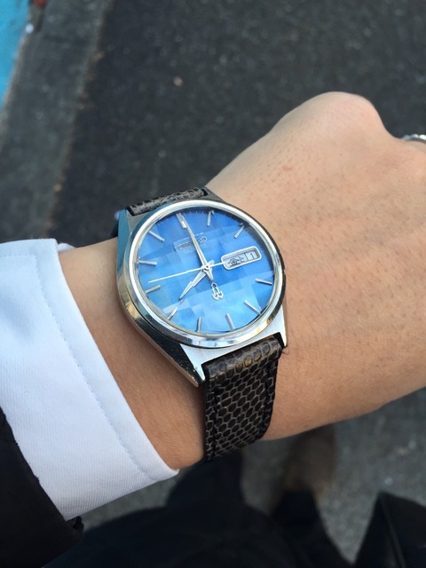 SEIKO TYPE II 腕時計 ブルー メンズ動作未確認 セイコー　タイプ2 SEIKO TYPE II 腕時計 ブルー メンズ動作未確認 セイコー タイプ2