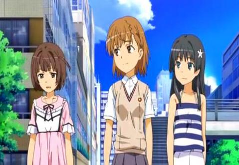 3人で町をみてまわる