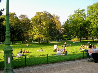 モンソー公園 ピクニック