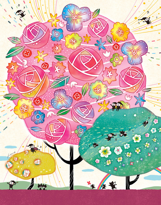 アーティスト ヒヂリンゴ・聖(さやか)の新作登場!「しあわせ花音