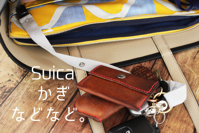 ハンカチ　鍵　Suica Pasumo　バッグの中　整理整頓 (7)