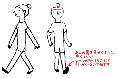 O脚 改善 歩き方