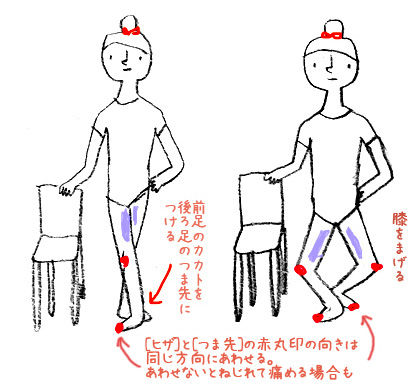 O脚 改善 ストレッチ バレエ