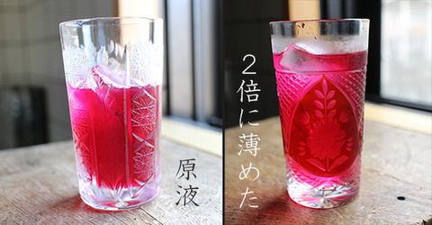 小梅ちゃん味 赤しそジュース 原液 薄め 両方 作り方