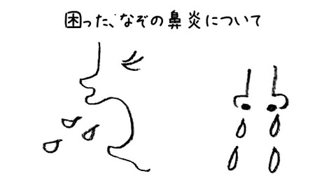 乾燥性鼻炎 寒暖差アレルギー 両方