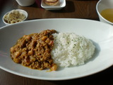 お豆とひき肉のカレー