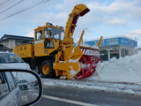 排雪中・・・