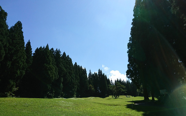快晴の十日町CC