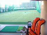 打席から見た練習場