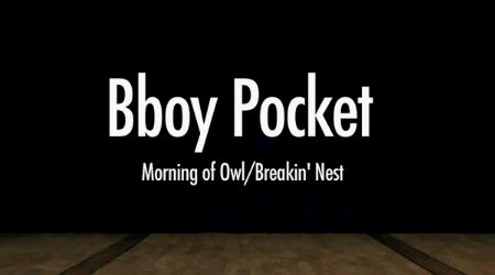 Bboy Pocket slowmo