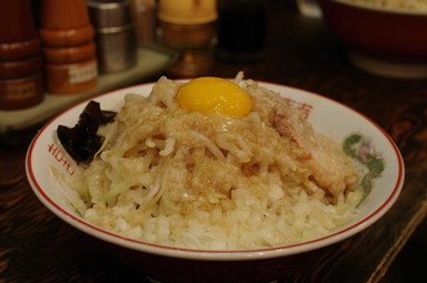 ぽっぽっ屋@湯島 油そば(野菜増し)
