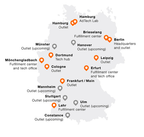 Zalando Locations Germany