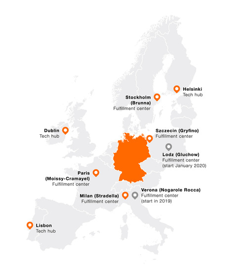 Zalando Locations Europe