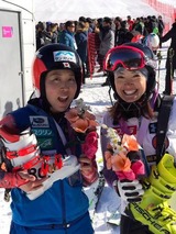 長谷川選手＆清澤選手ワンツウ