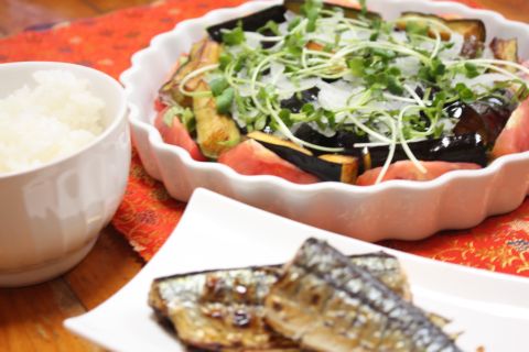 茄子のたたき風