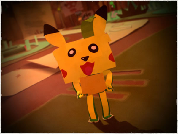 Psv Tearaway でガンダムや進撃の巨人 ピカチュウを再現してみた画像が可愛すぎる はちま起稿