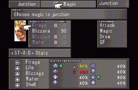 3final fantasy viii junction system