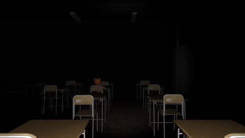 深夜の教室