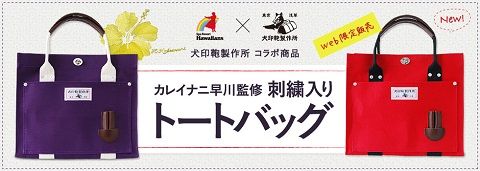 浅草の老舗帆布鞄工房「犬印鞄製作所」とのコラボ商品 : スパリゾート