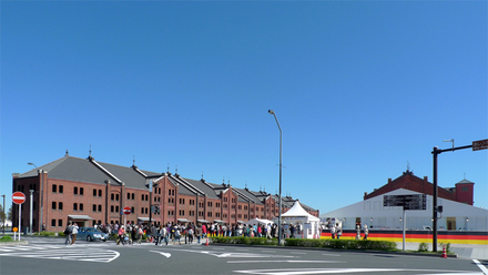 red brick warehouse