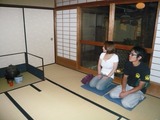 和の雰囲気でのお出迎え。。。