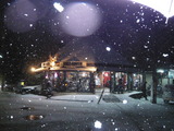 雪の積もる夜のティピ。。。