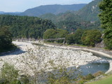 白川郷のつり橋。。。
