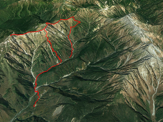 笠ケ岳GPS